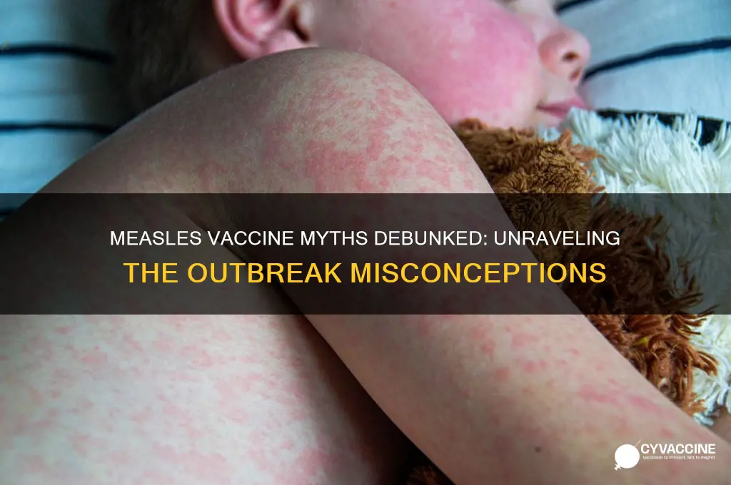 how is measels vaccine caussing outbreaks
