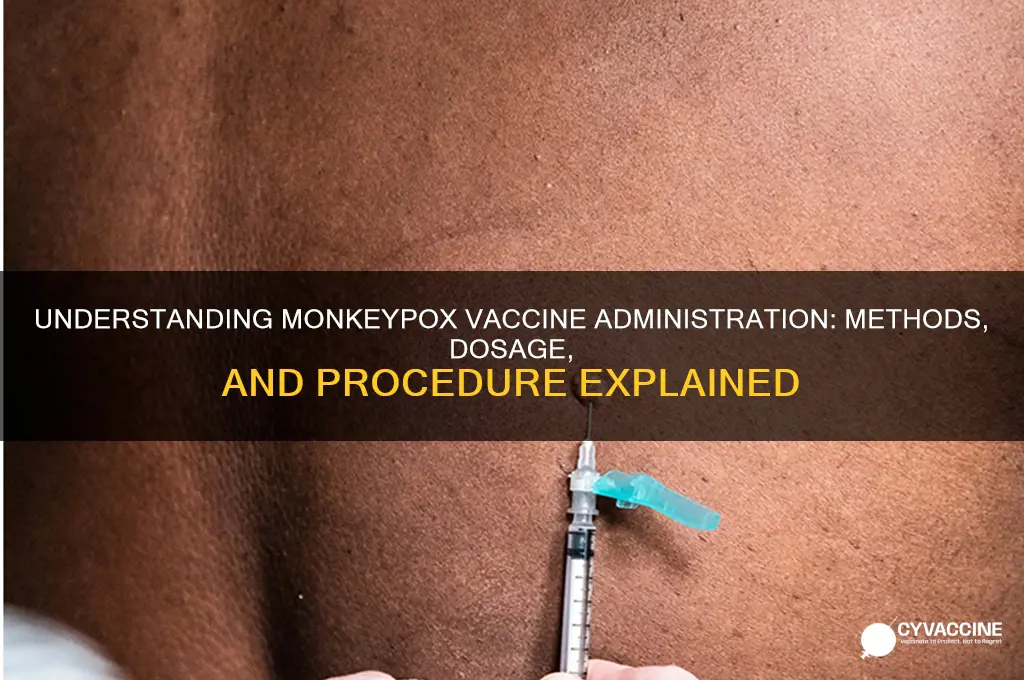 how is monkey pox vaccine administered