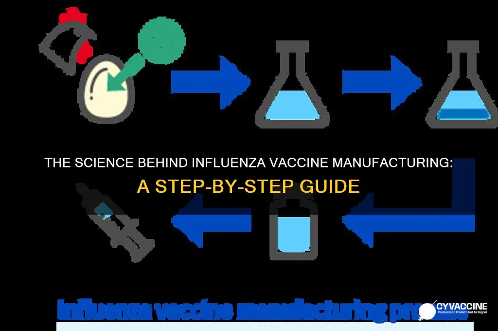 how is the influenza vaccine manufactured