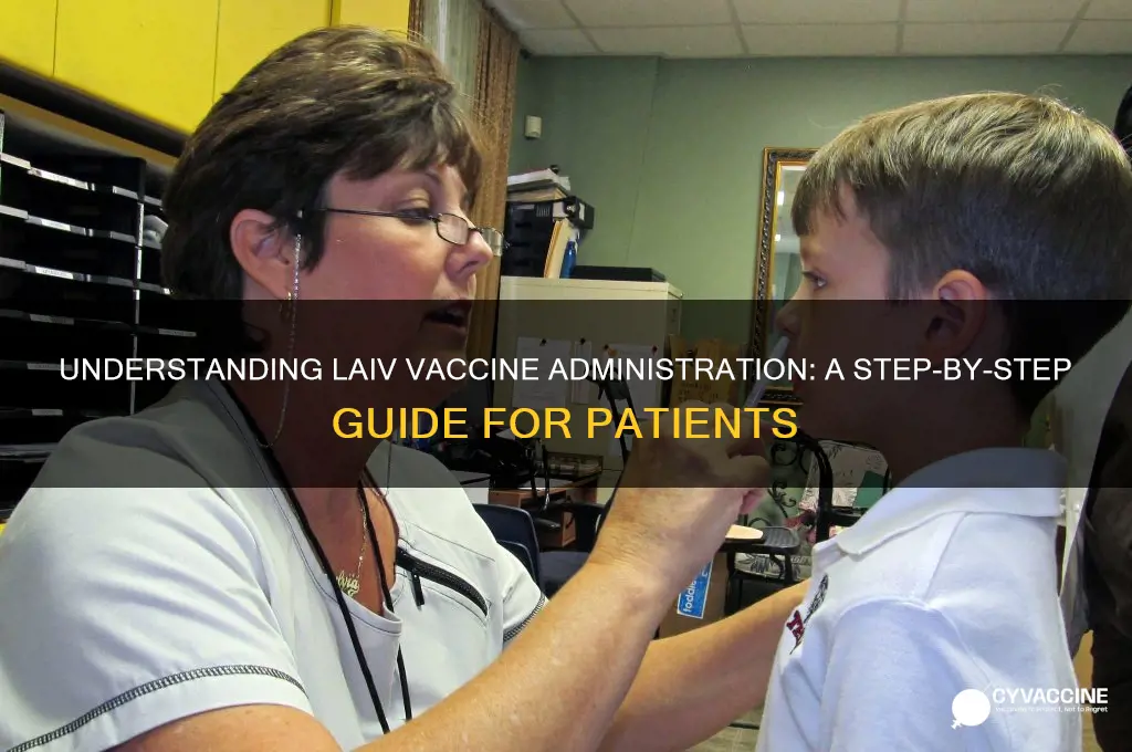 how is the laiv vaccine administered