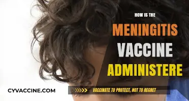 Understanding Meningitis Vaccine Administration: Methods, Dosage, and Procedure Explained