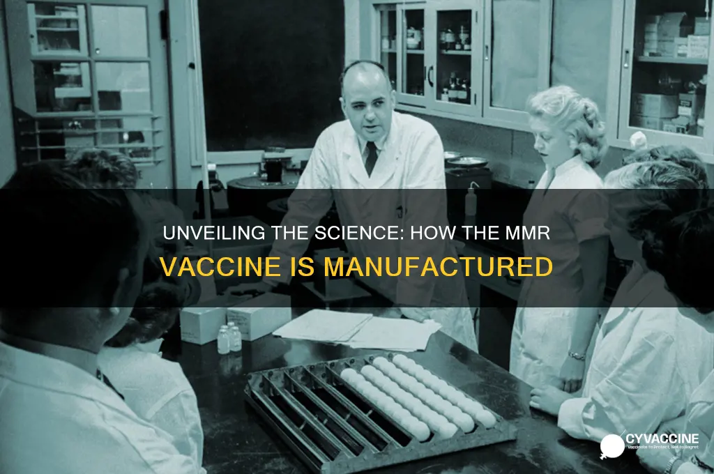 how is the mmr vaccine made