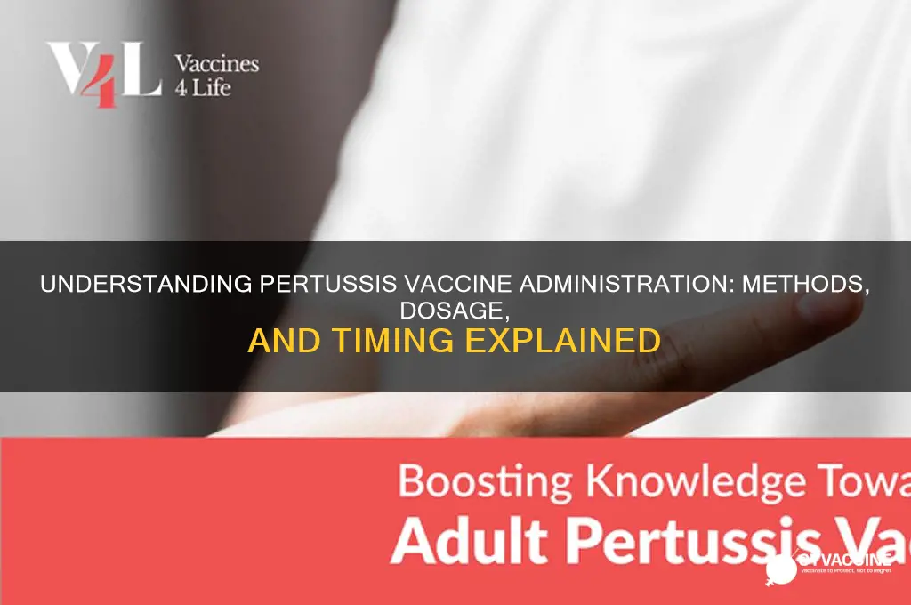 how is the pertussis vaccine administered