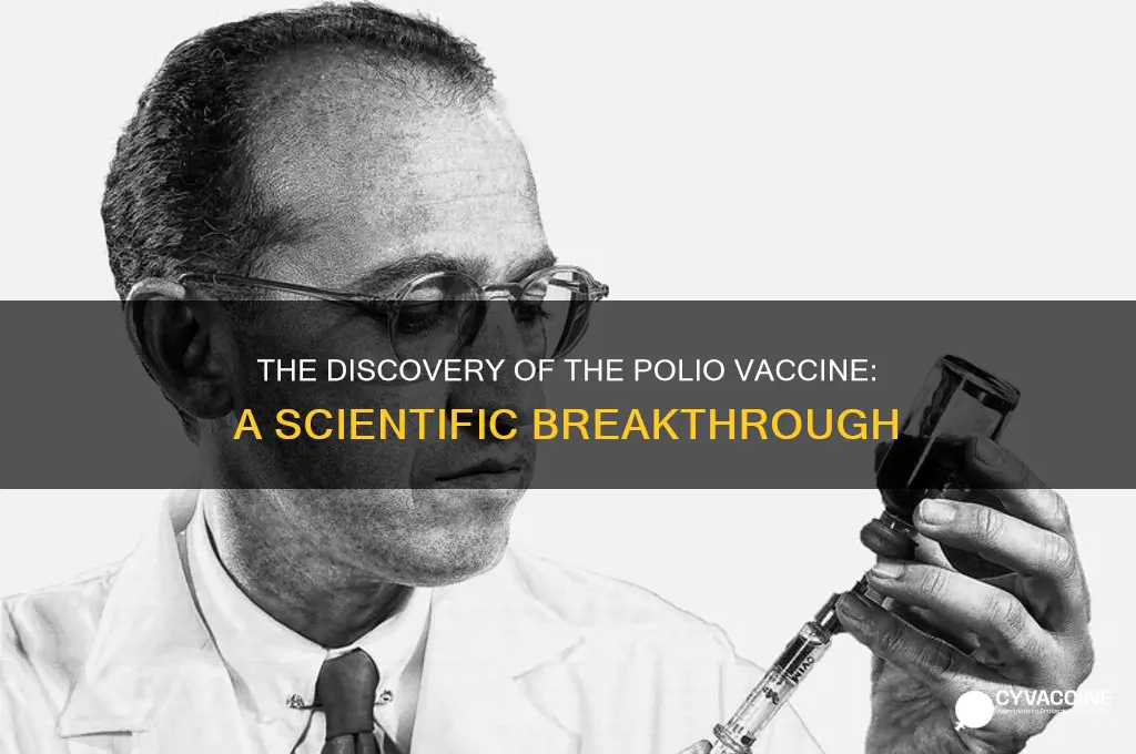 how is the polio vaccine found