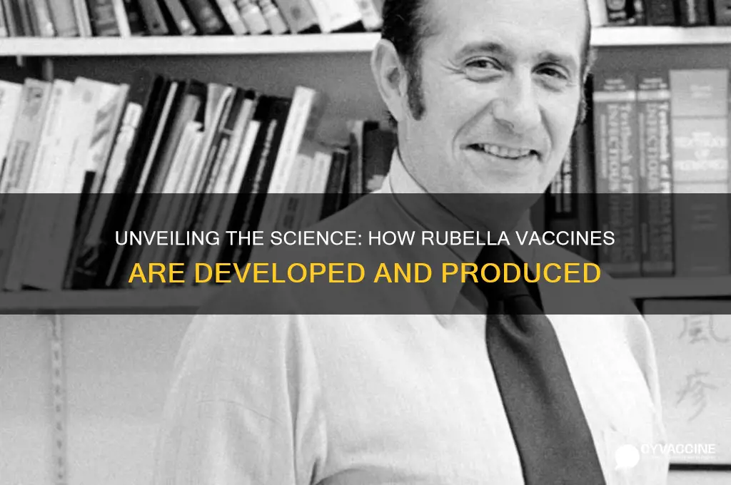 how is the rubella in a vaccine made