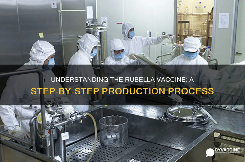 how is the rubella vaccine made
