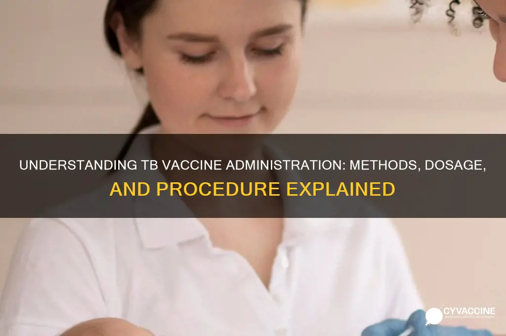 how is the tb vaccine administered