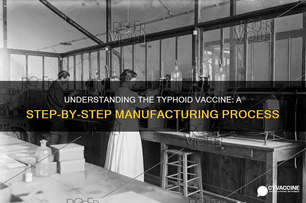 how is the typhoid vaccine made