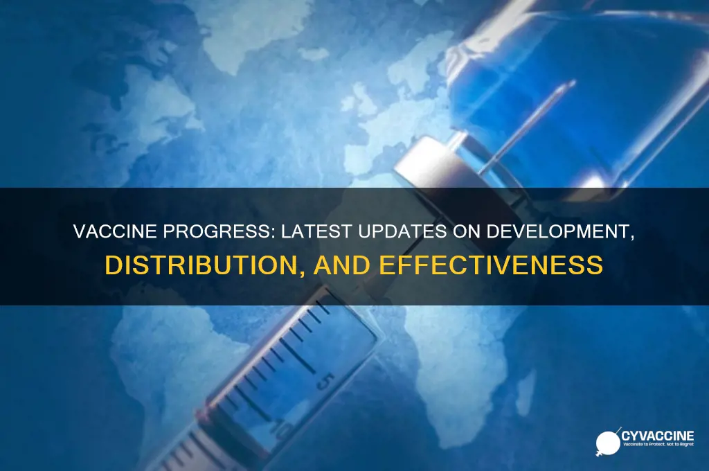 how is the vaccine coming along