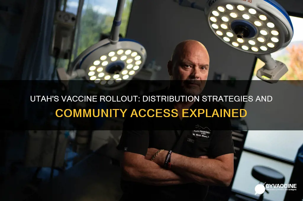 how is utah distributing the vaccine