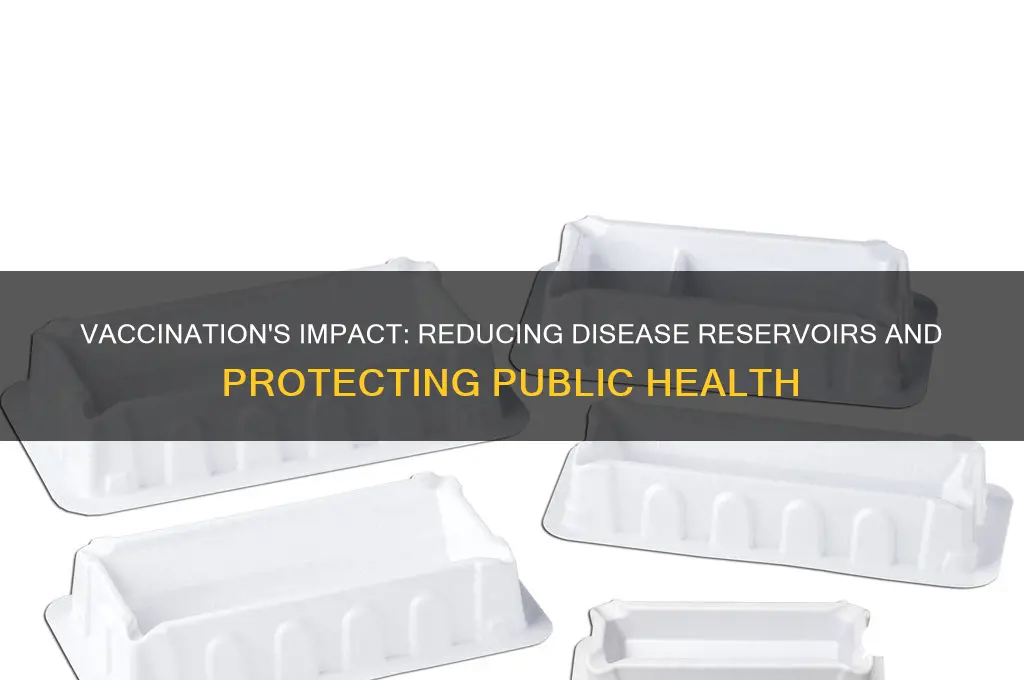how is vaccination reducing the reservoir