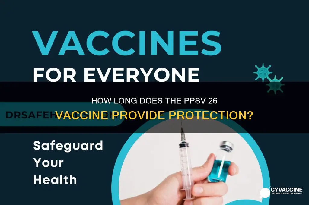 how libg does the ppsv 26 vaccine last
