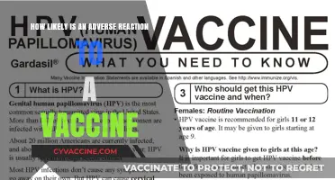 Understanding Vaccine Safety: Assessing the Risk of Adverse Reactions