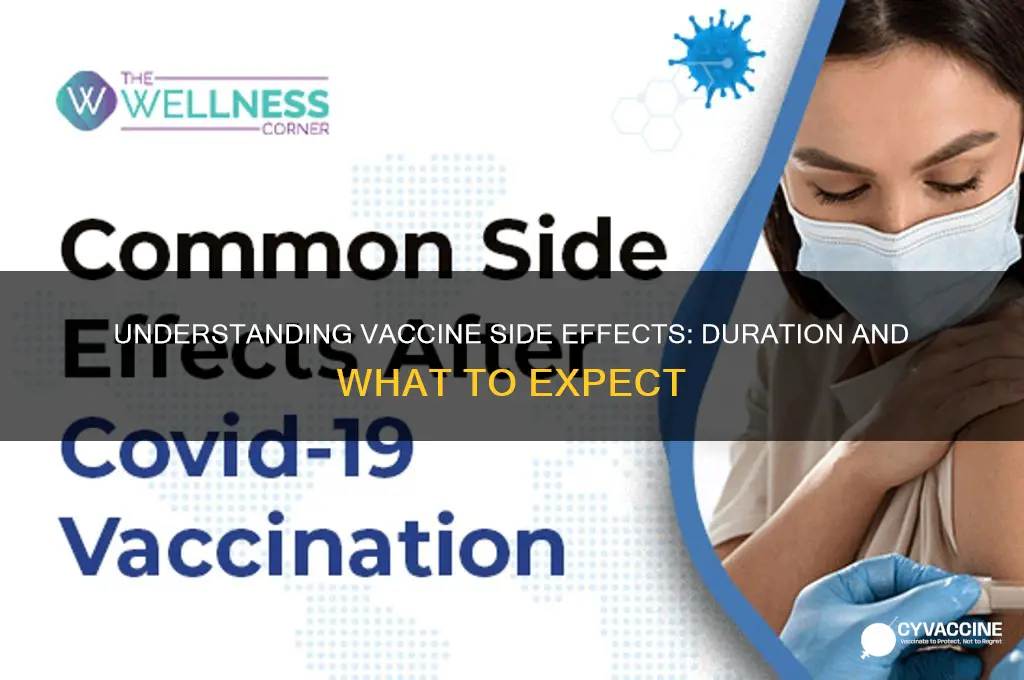 how ling do vaccine symptoms last