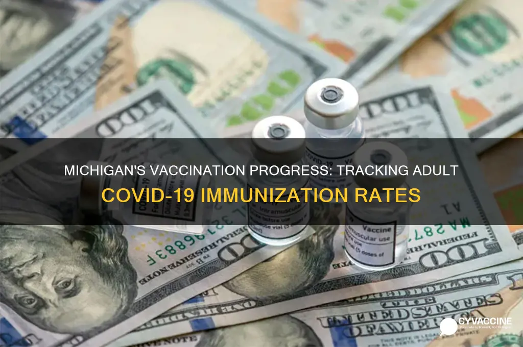 how many adults have been vaccinated in michigan