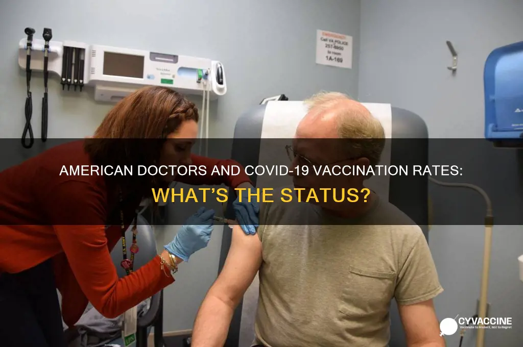 how many american doctors are vaccinated