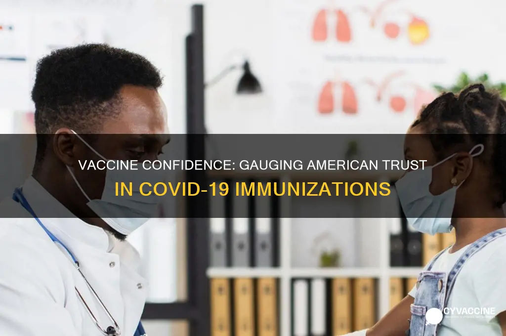 how many americans trust the vaccine