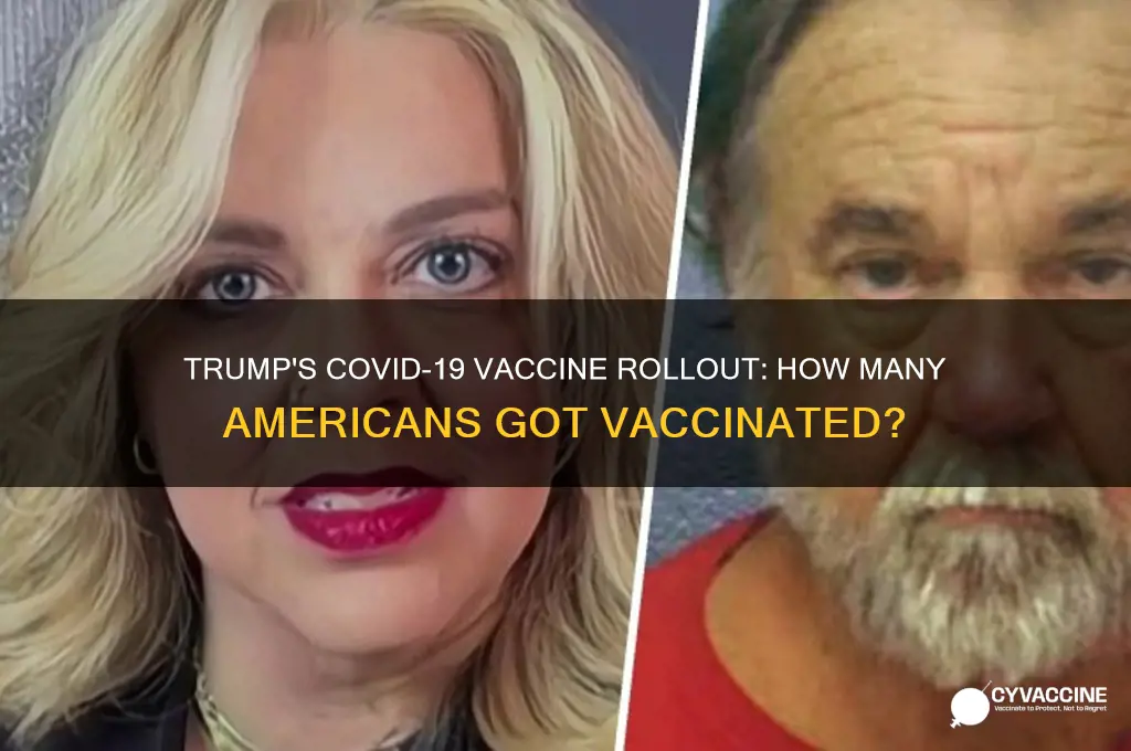 how many americans vaccinated under trump
