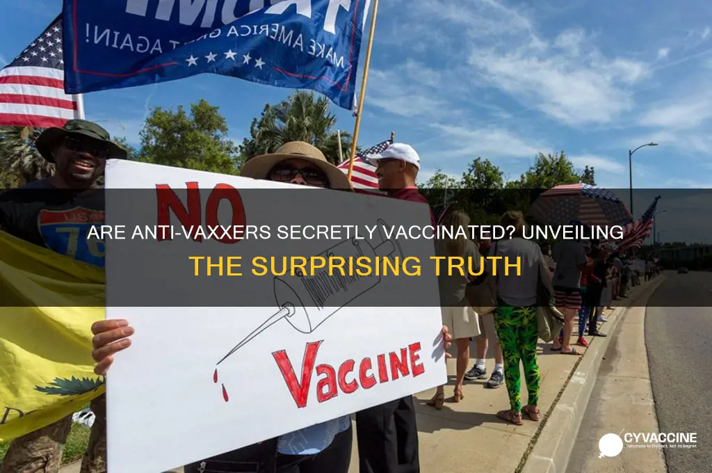 how many anti vaxers are vaccinated