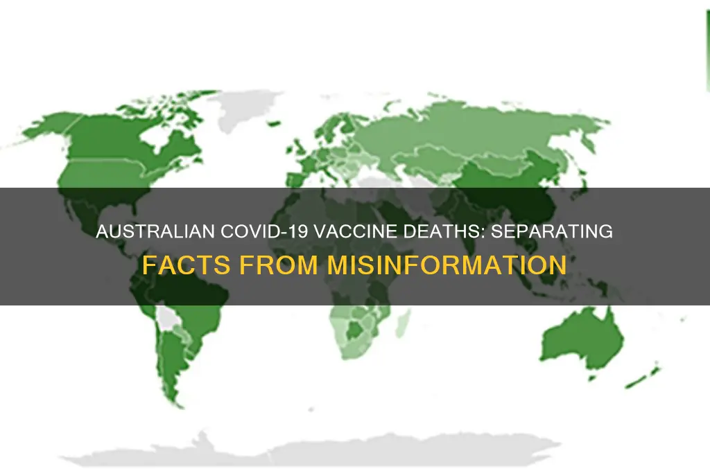 how many australians have died from the vaccine