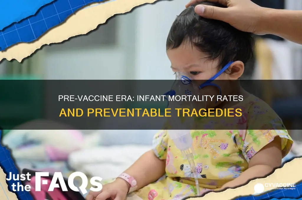 how many babies died before vaccines