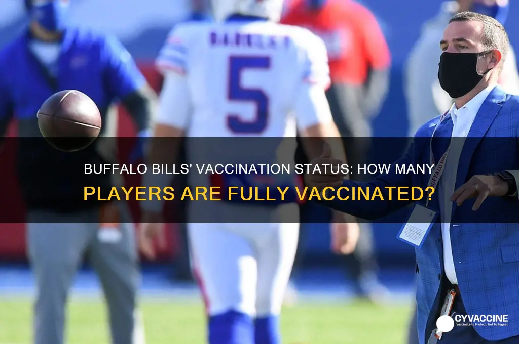 how many bills players are vaccinated
