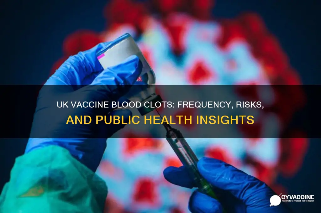 how many blood clots in uk after vaccination