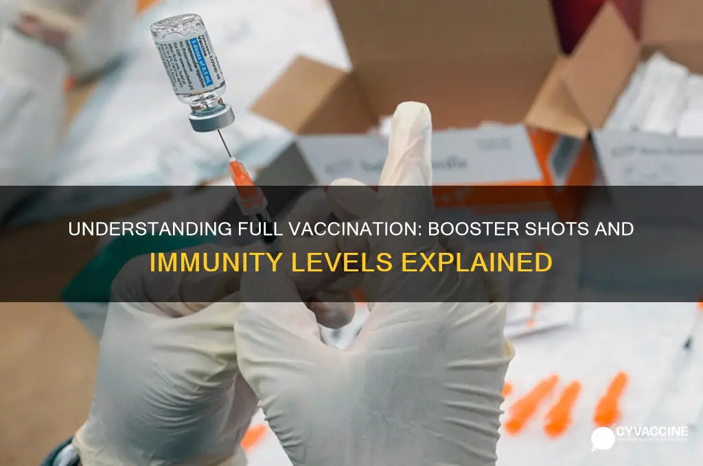 how many boosters is fully vaccinated