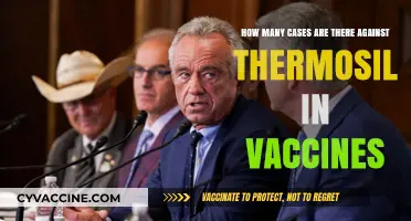 Thermosil in Vaccines: Uncovering the Number of Legal Cases