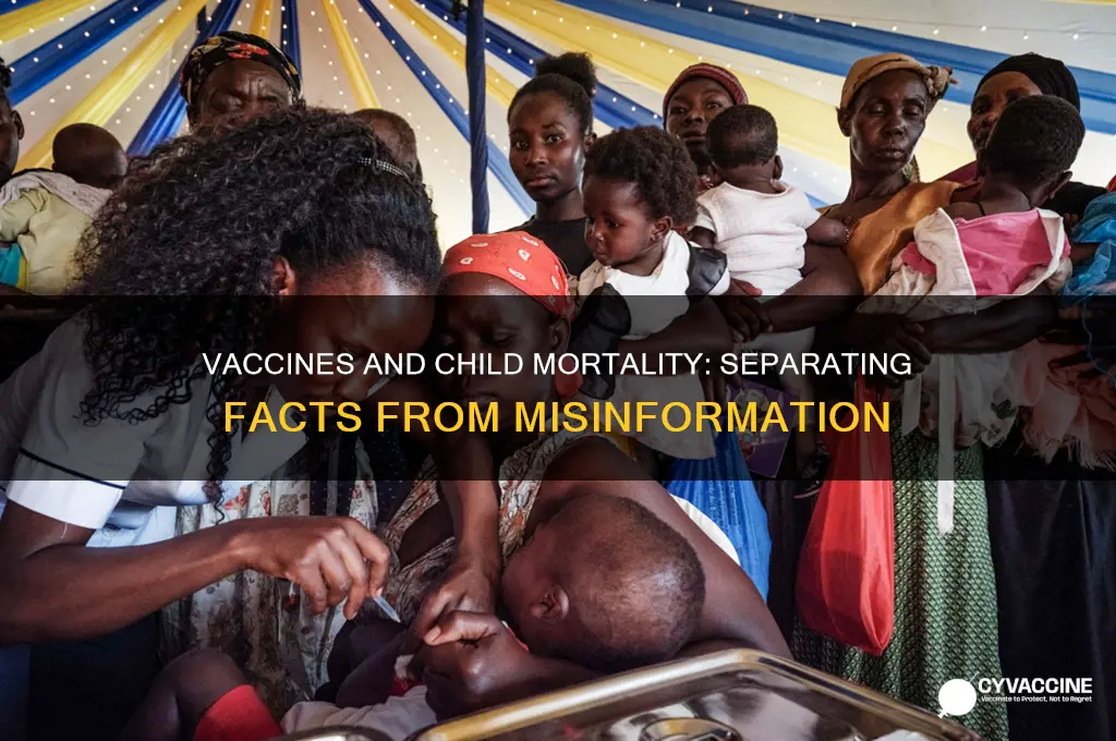 how many cases of child death are linked to vaccines