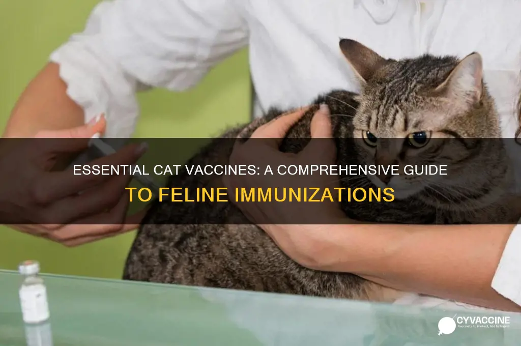 how many cat vaccines are there
