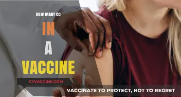 Understanding Vaccine Dosage: How Many CCs Are in a Vaccine?