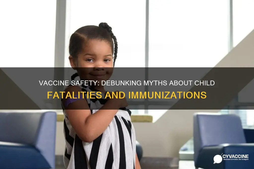 how many childrean die from vaccines