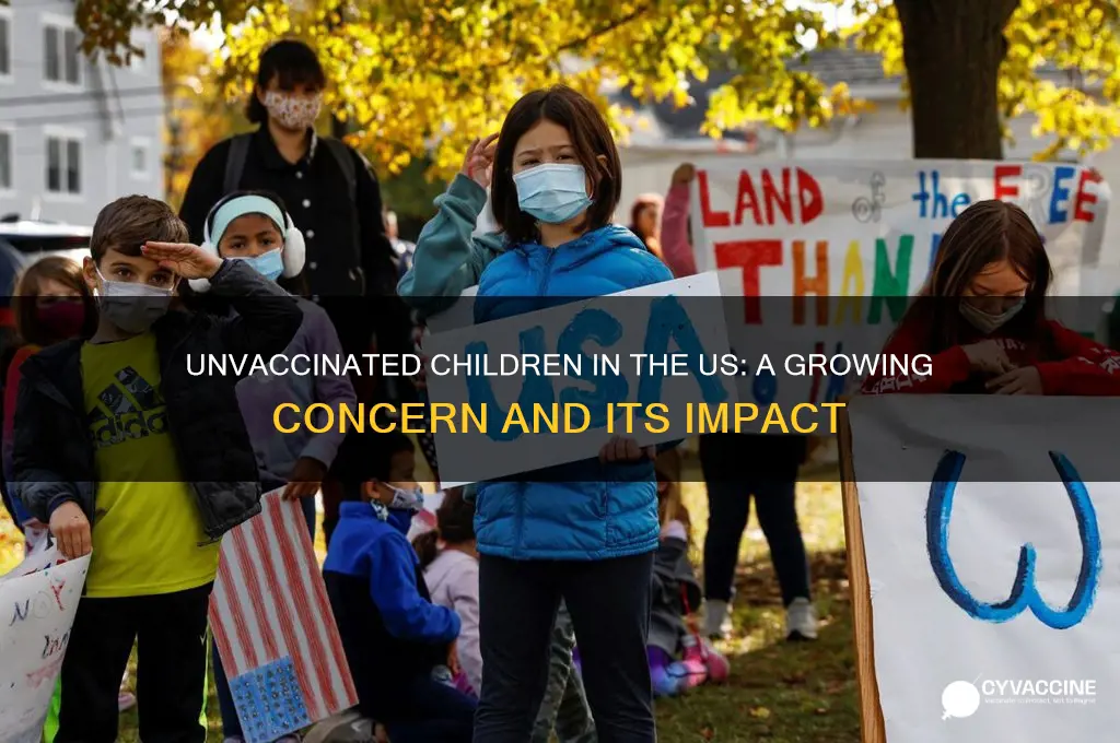 how many children are not vaccinated in the us