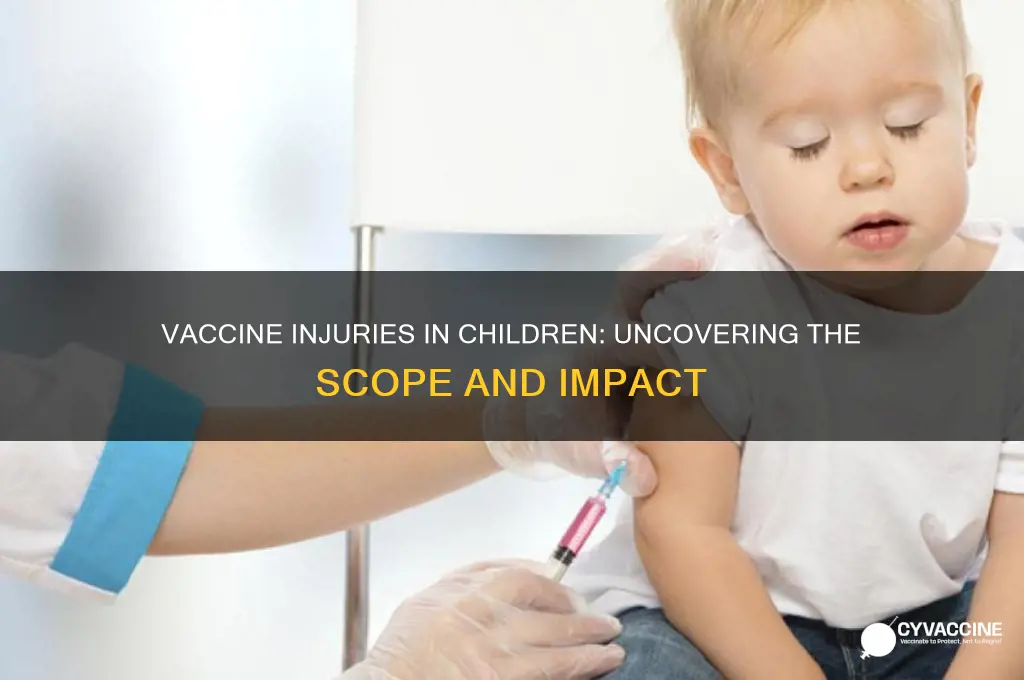 how many children are vaccine injured