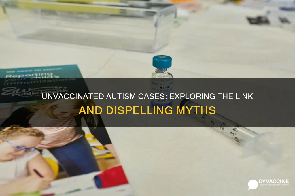 how many children diagnosed with autism have not been vaccinated