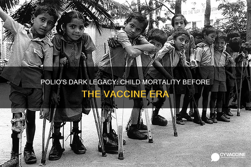 how many children died before the polio vaccine