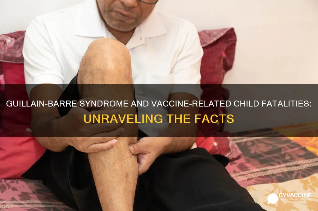 how many children guillain-barre or die vaccine