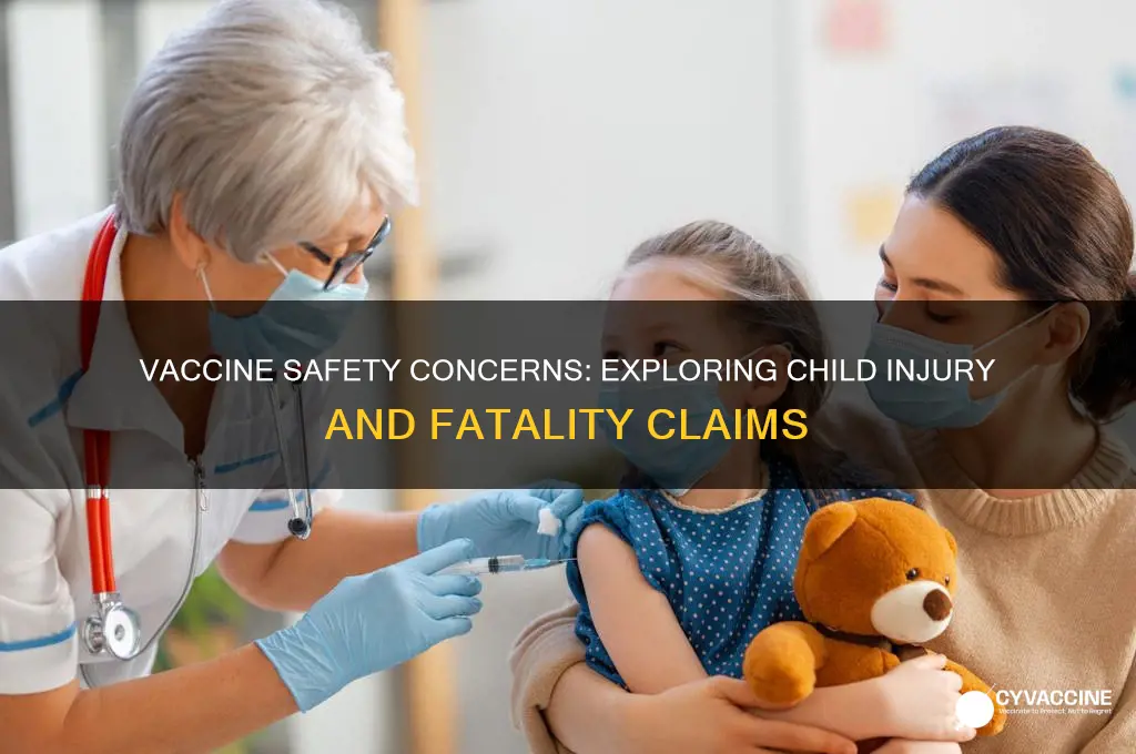how many children injured or killed by vaccines