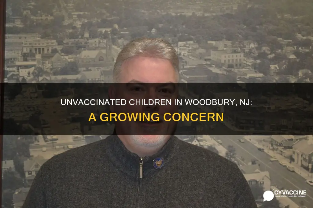 how many children not vaccinated in woodbury nj