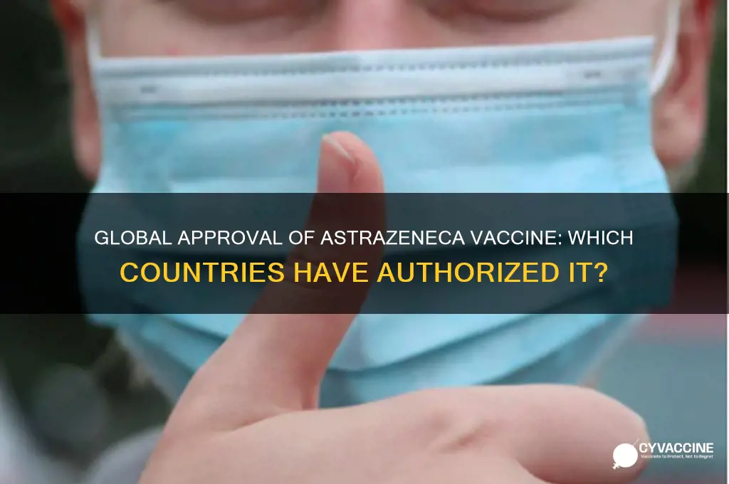 how many countries approved astrazeneca vaccine