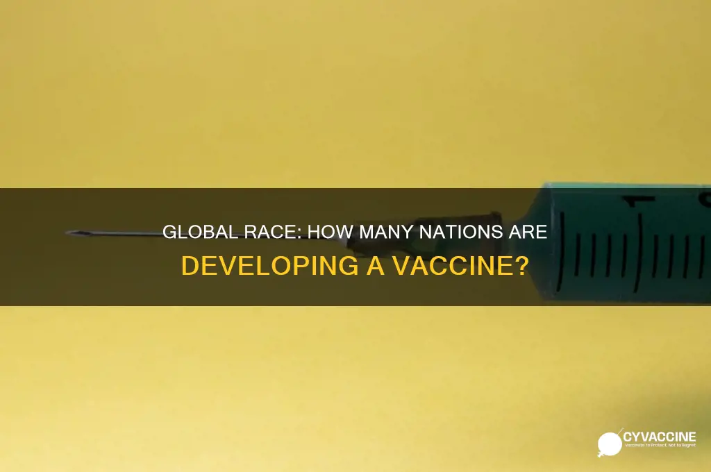 how many countries are trying to find a vaccine