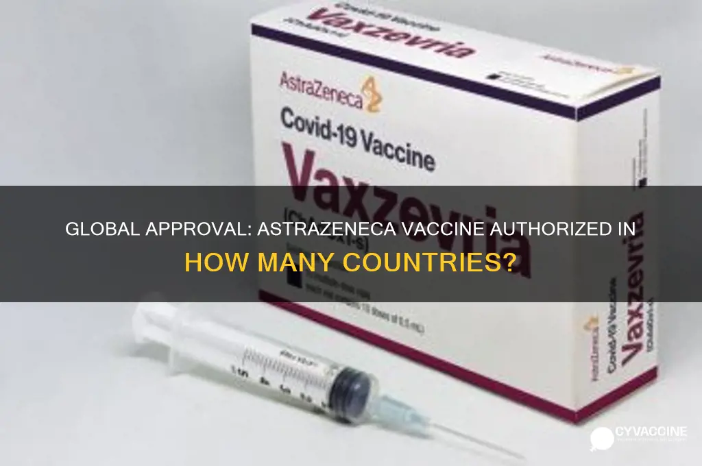 how many countries have approved the astrazeneca vaccine