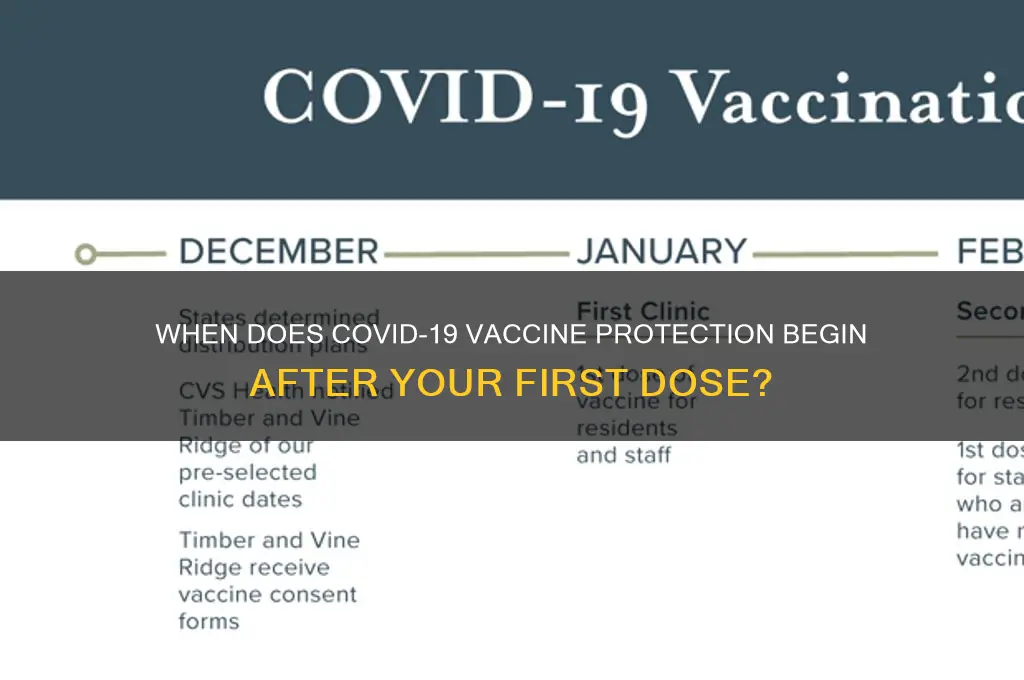 how many days after 1st vaccine are you protected