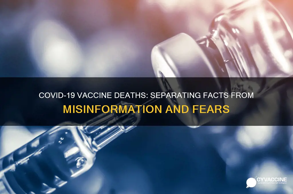 how many deaths from civid vaccine