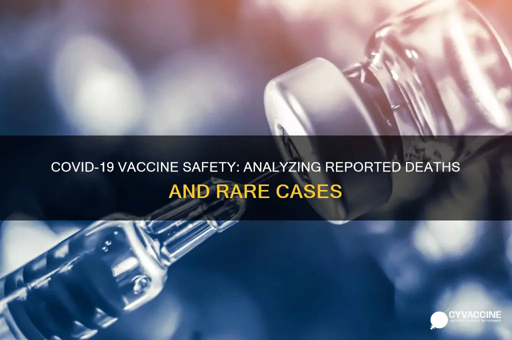 how many deaths from corona vaccine