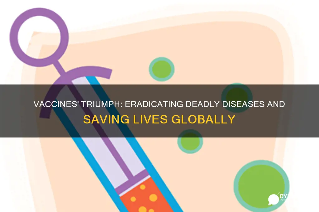 how many diseases have been eliminated by vaccines