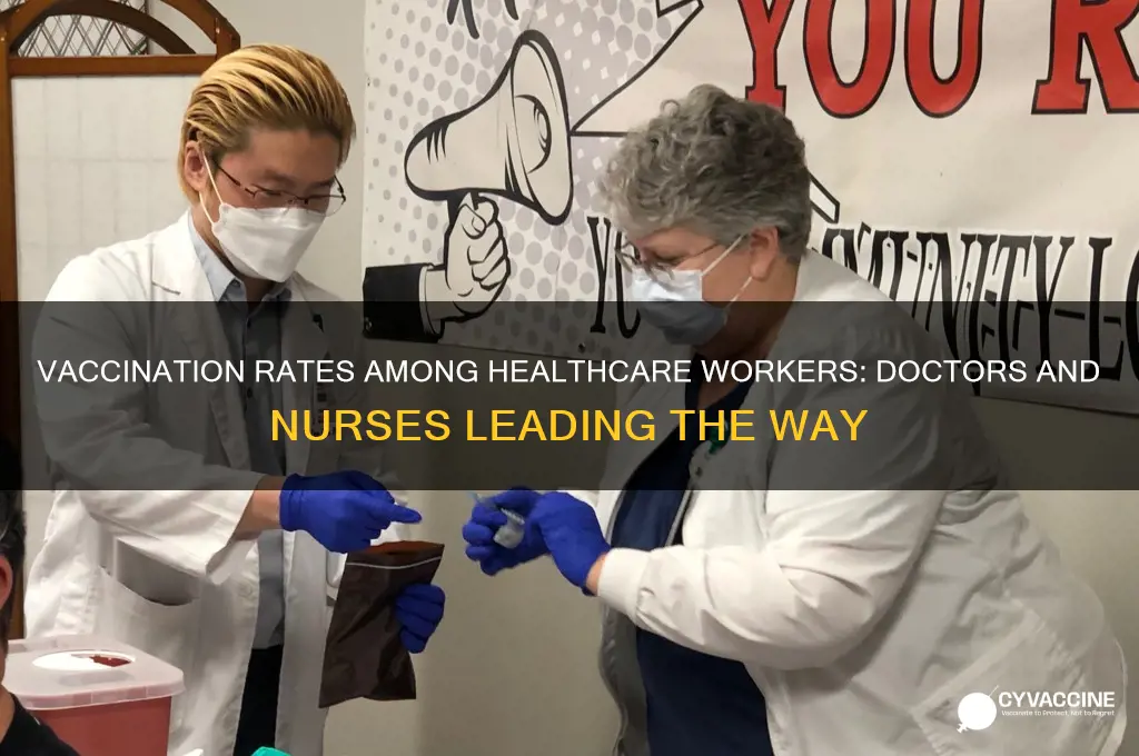 how many doctors and nurses have been vaccinated