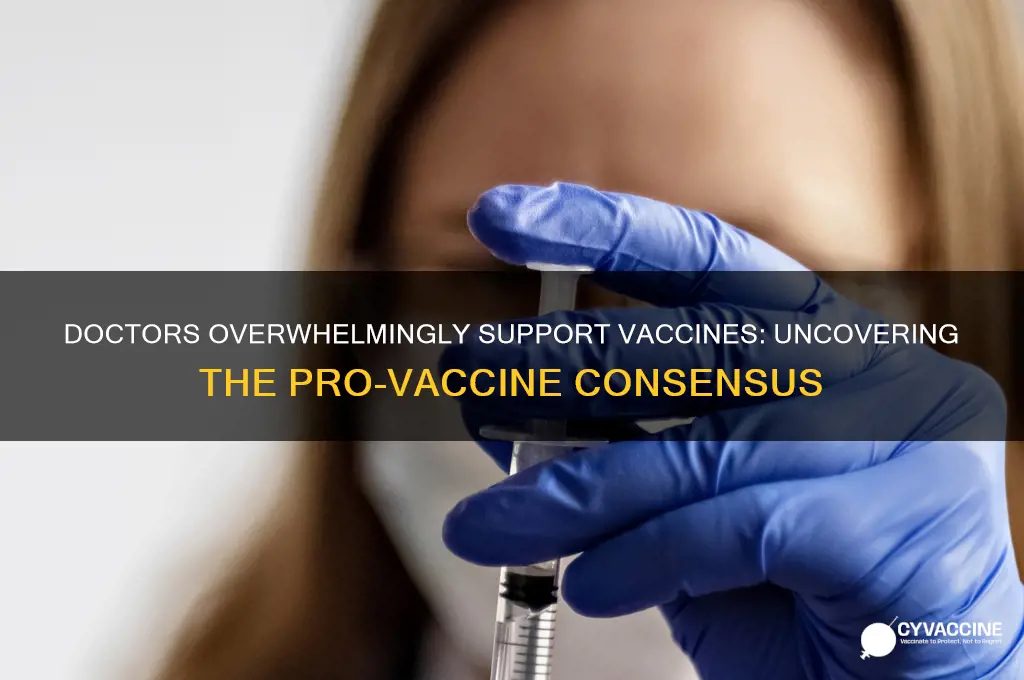 how many doctors are pro vaccine