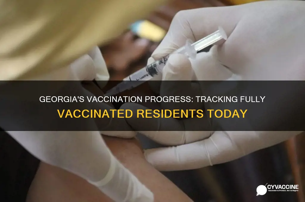 how many georgians are fully vaccinated